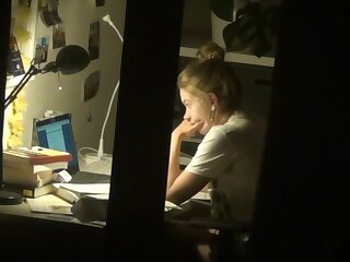 spy cute teen involving establish discontinue cam onanism certificate homework